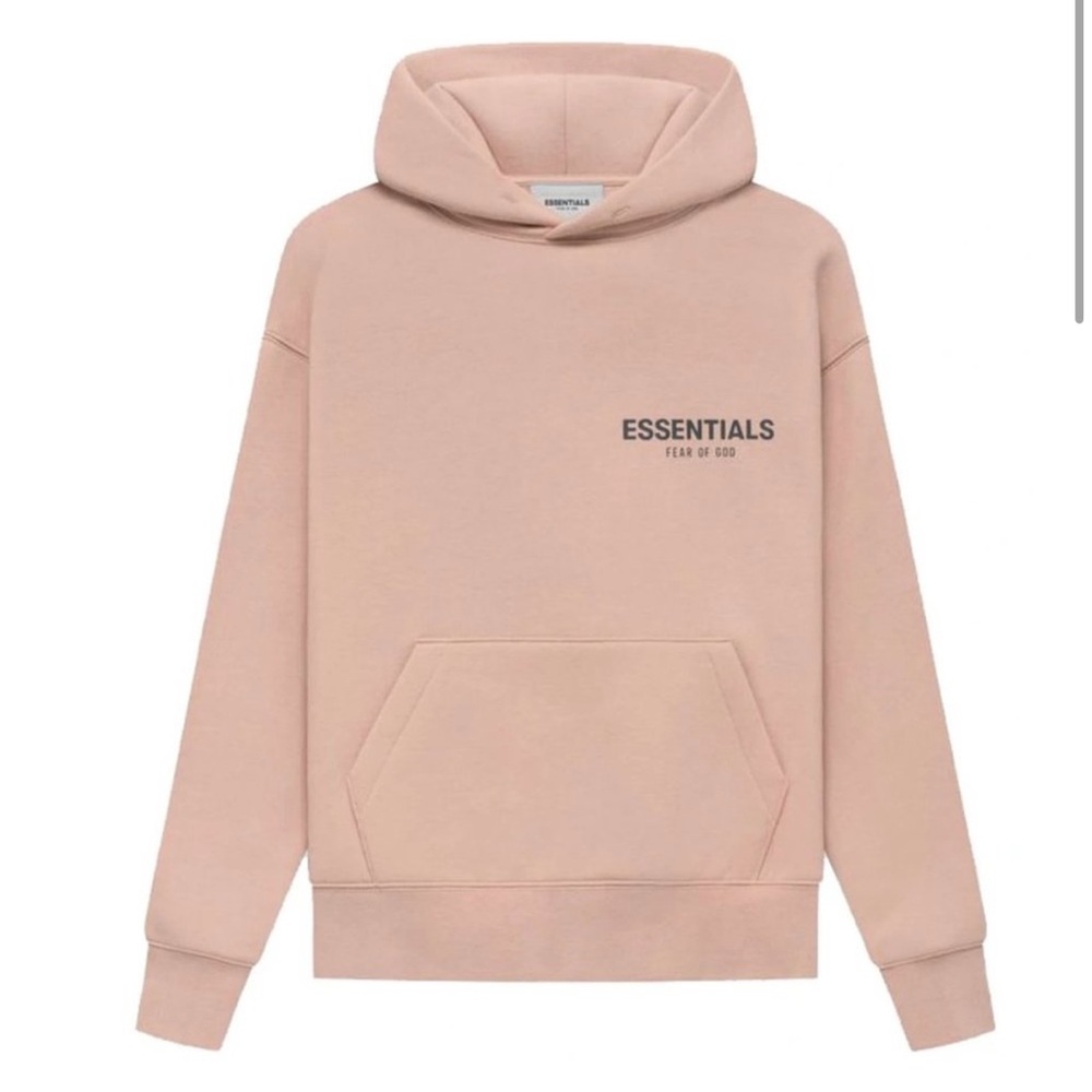 Fear of God Essentials Kids Hoodie Size XL/12 Matte Blush Pink girl
